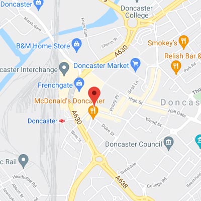 Doncaster Dental map